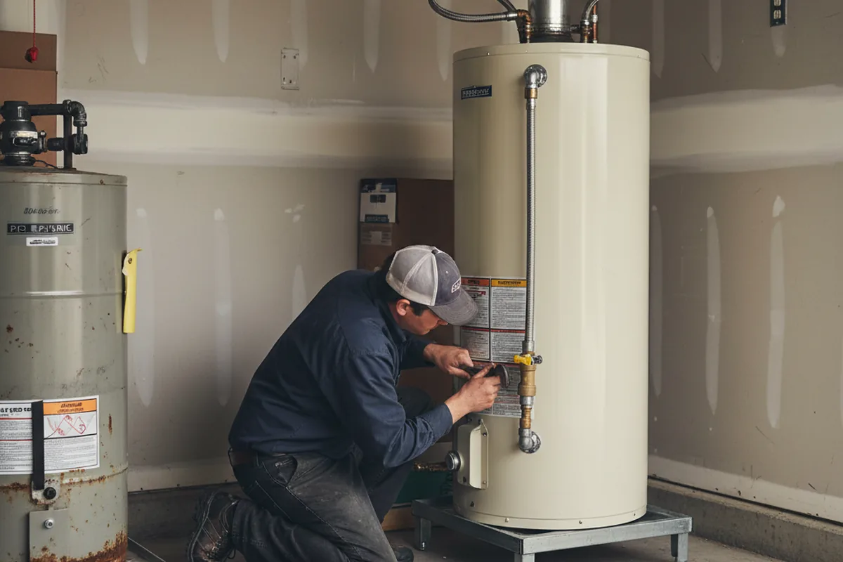 Water heater and shutoff valve replacement in Trinidad